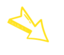 黄色动态右下箭头图标分割线