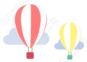 动态热气球图标
