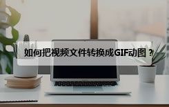 如何把视频文件转换成GIF动图？