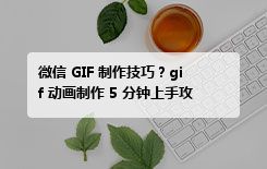 微信 GIF 制作技巧？gif 动画制作 5 分钟上手攻略