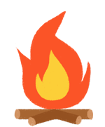 动态火苗大火全国消防安全日图标