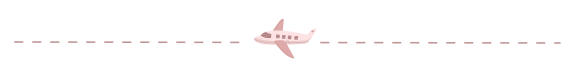 动态飞机交通工具毕业旅行粉色分割线