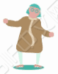 动态老奶奶跳广场舞图标