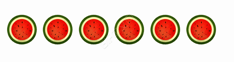 动态西瓜水果分割线