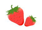 动态水果草莓小图标