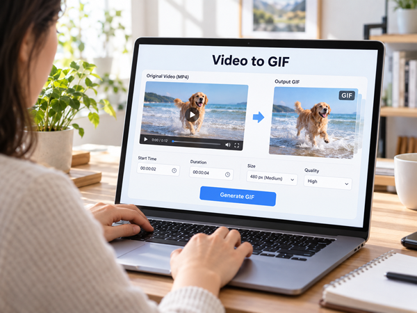 视频怎么转成GIF动图？在线视频转GIF的方法/